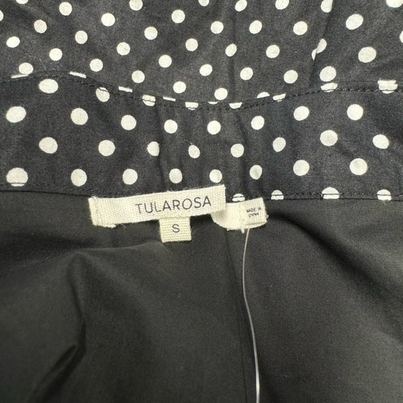 NWOT REVOLVE TULAROSA Maida Ruffle Skirt Black Polka Dot S - Picture 9 of 9